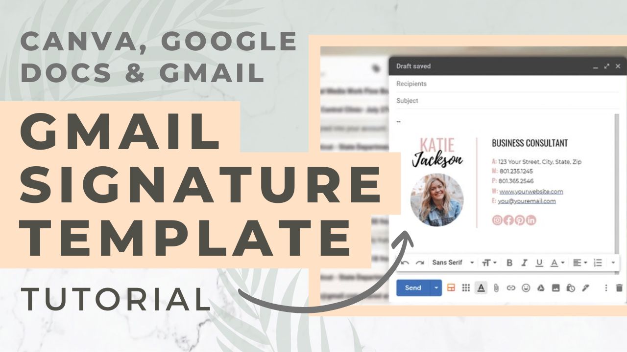 Canva + Google Docs Email Signature Template Tutorial