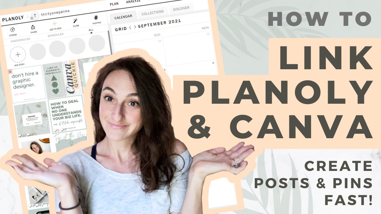 Link Canva + Planoly Tutorial | Create Social Media Posts Fast!