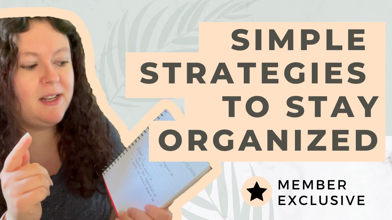 Simple Strategies to Stay Organized in Business